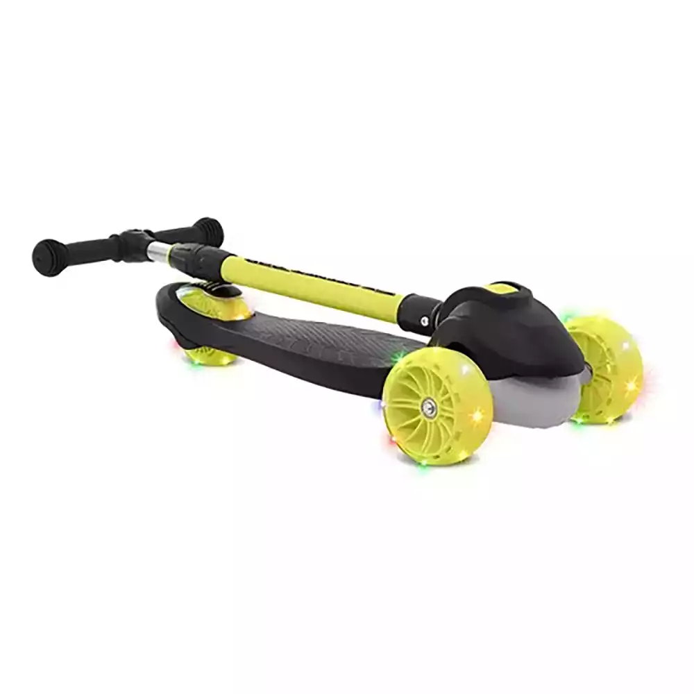 Melhores Patinetes de 3 Rodas para Crianças de 2 a 5 Anos (2025) 8 Patinete Elétrico Infantil - Skatenet Led Pro - dobrado