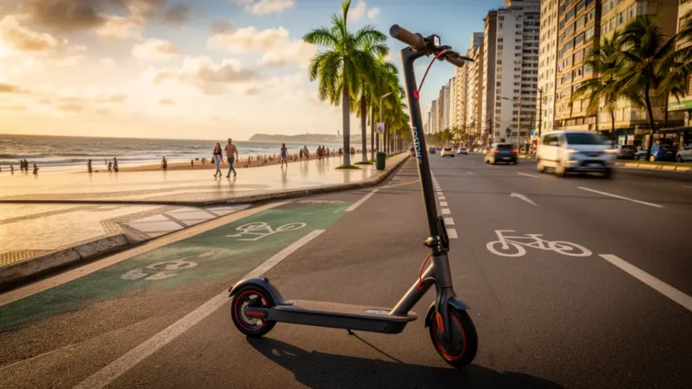 Patinete Foston S09 Pro na praia