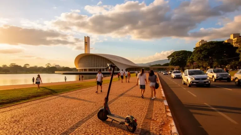Patinete Elétrico Xiaomi Scooter 4 na cidade