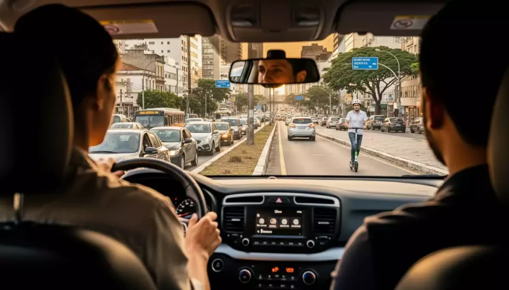 Patinete Elétrico vs Uber