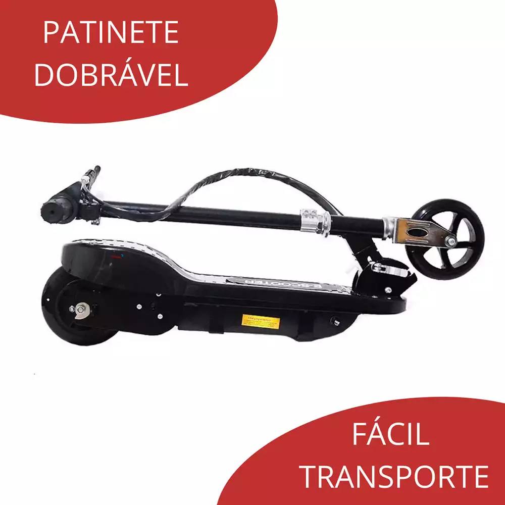 Detalhe técnico do Patinete elétrico ImportWay Bwpe 120w