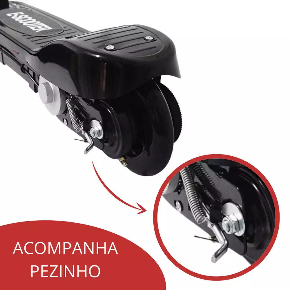 Detalhe técnico do Patinete elétrico ImportWay Bwpe 120w