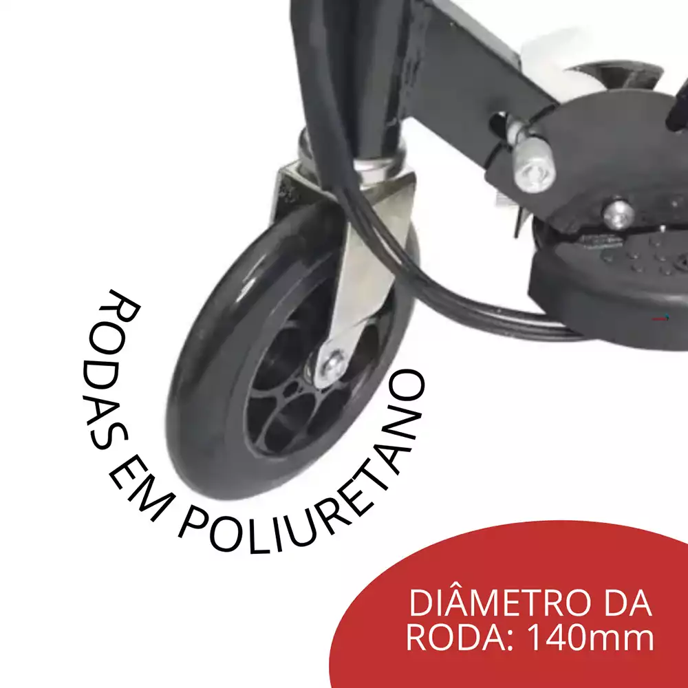 Detalhe técnico do Patinete elétrico ImportWay Bwpe 120w