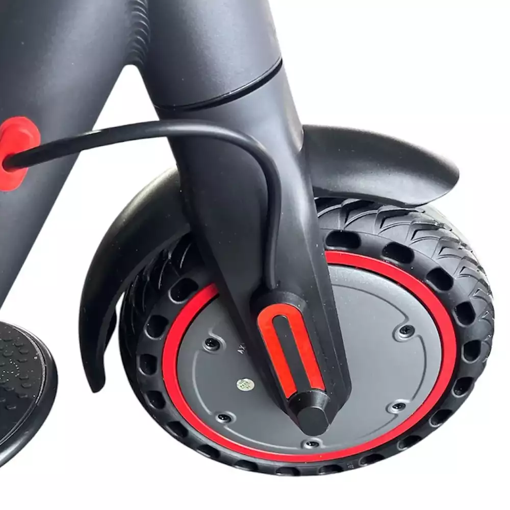 Detalhe técnico do Patinete elétrico Wall 350w