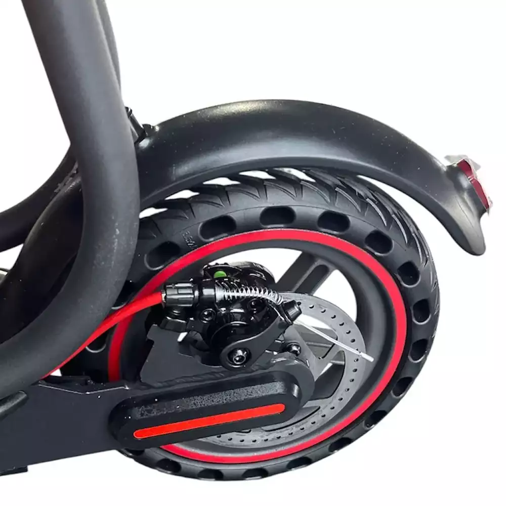 Detalhe técnico do Patinete elétrico Wall 350w