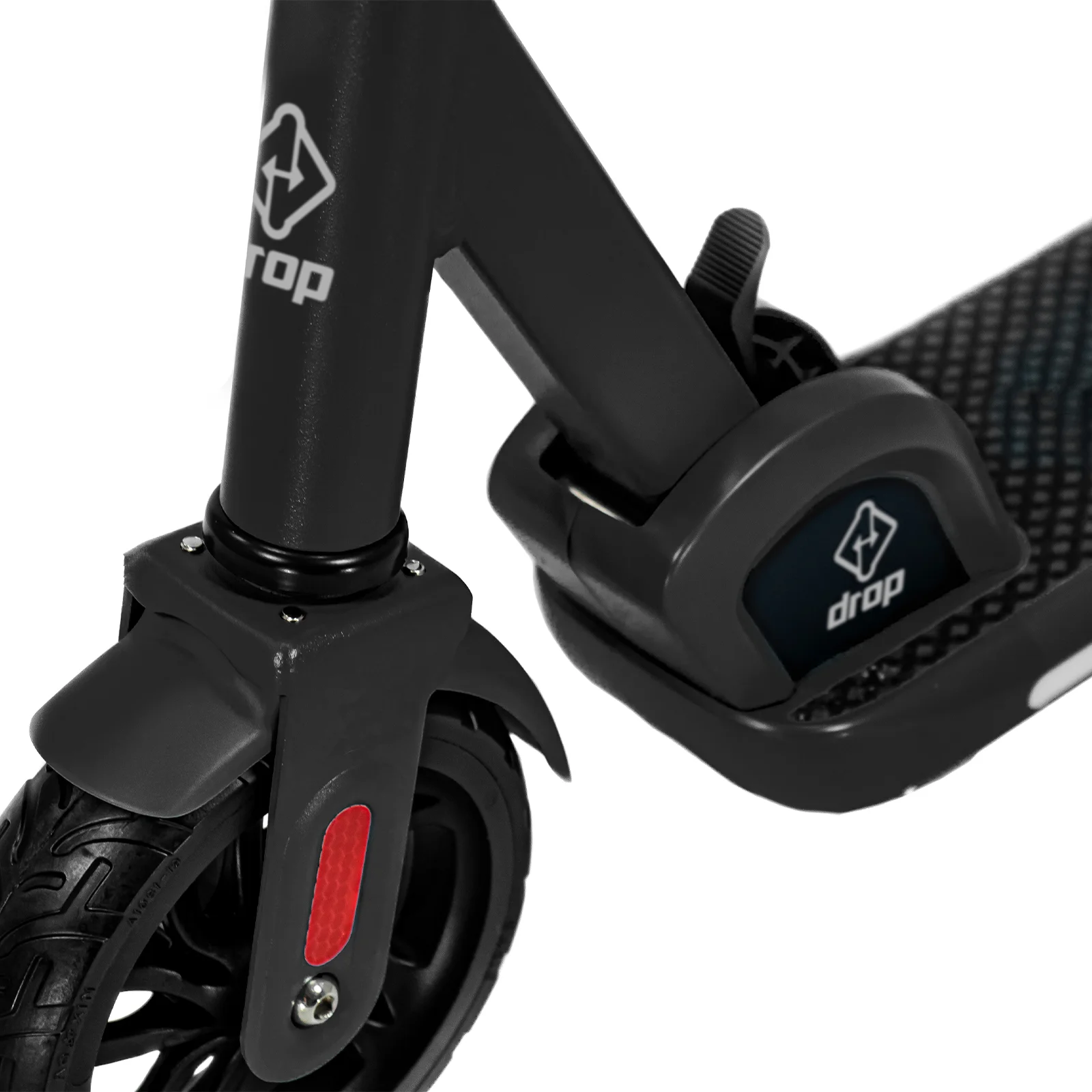 Detalhe técnico do Patinete elétrico Drop Go Kids