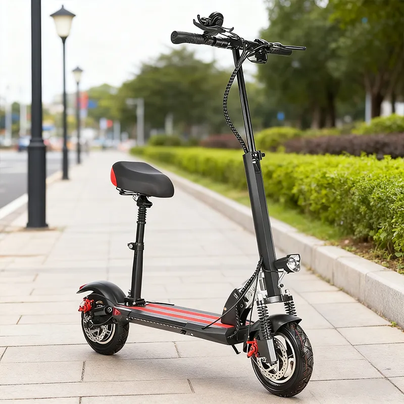 Detalhe técnico do Patinete elétrico Wall T10 800w