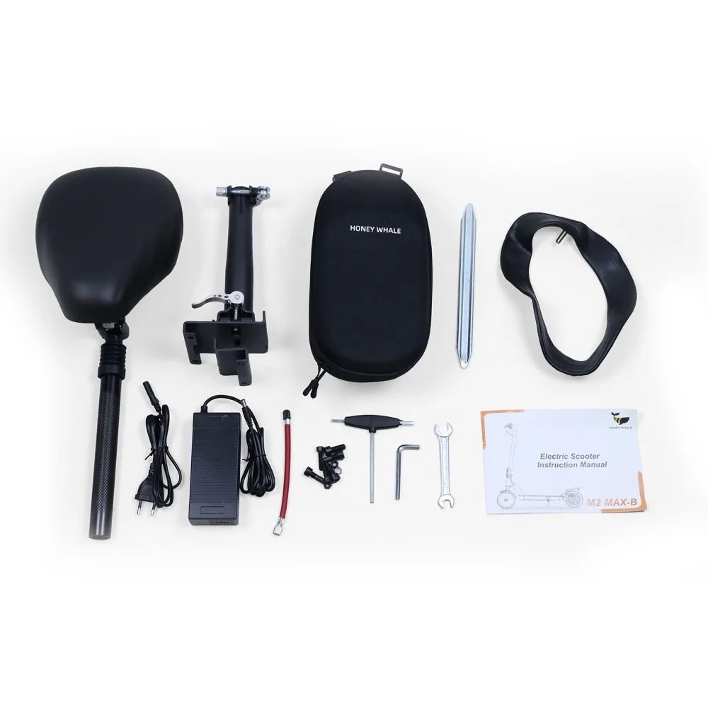 Detalhe técnico do Patinete elétrico Honeywhale M2 Max B