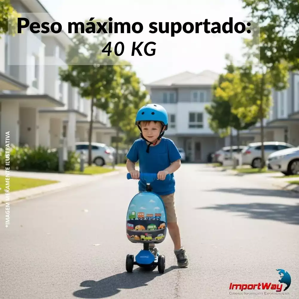 Detalhe técnico do Patinete elétrico ImportWay Bw450az