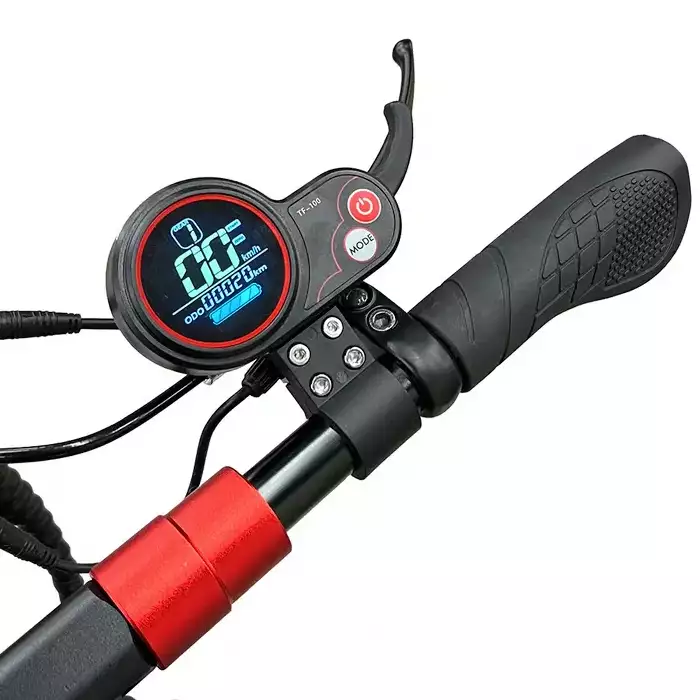 Detalhe técnico do Patinete elétrico Wehawk Ssm Ultra 500w