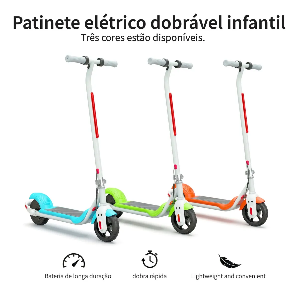 Detalhe técnico do Patinete elétrico Bolin Ks 203