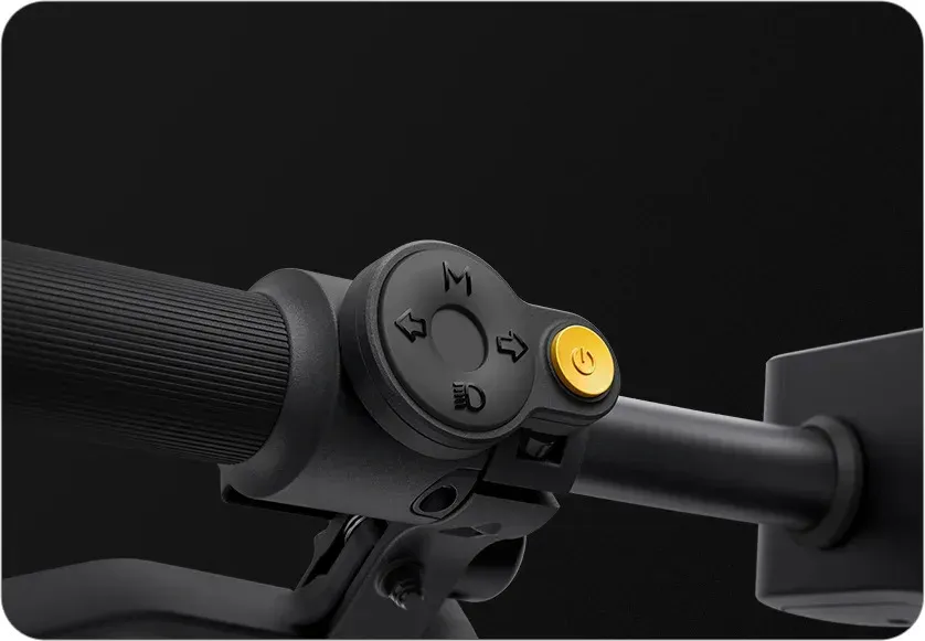 Detalhe técnico do Patinete elétrico Xiaomi 6 Ultra