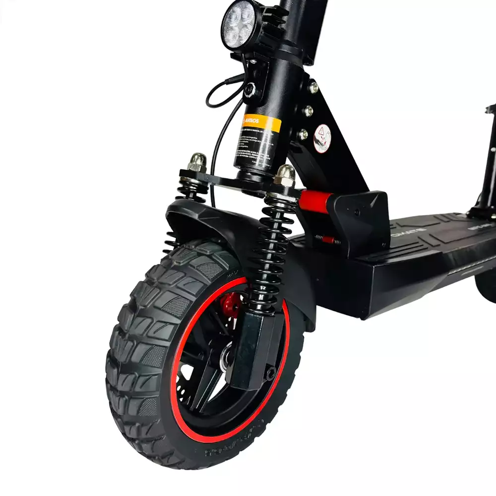 Detalhe técnico do Patinete elétrico TOMATE Mpe M4