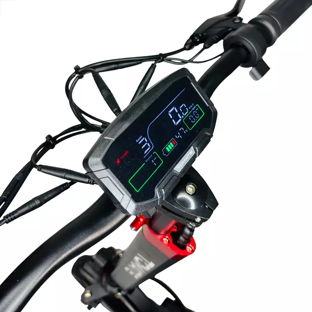 Detalhe técnico do Patinete elétrico TOMATE Mpe M4