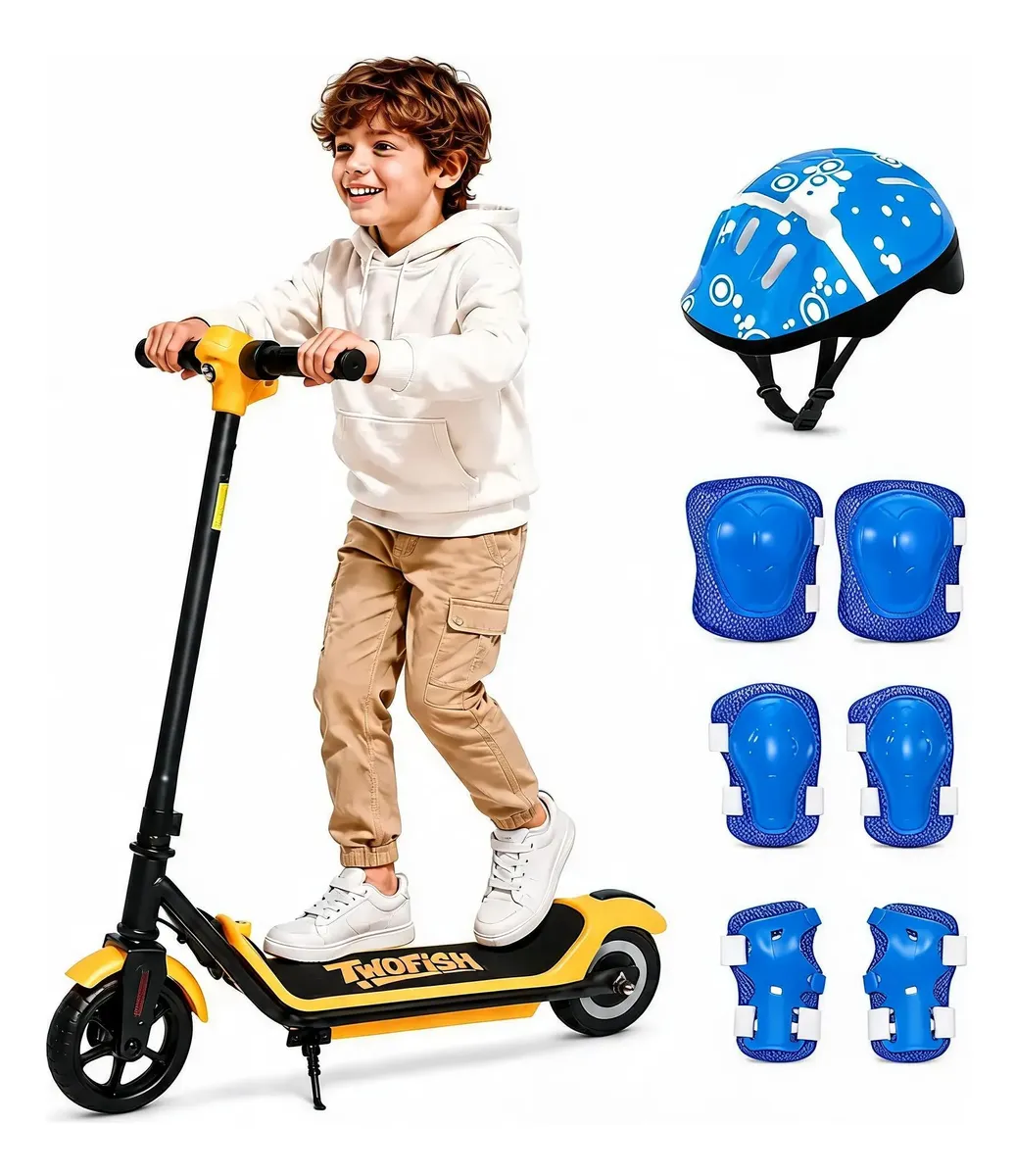 Patinete elétrico TwoFish Q1 com autonomia de 8km e motor de 110W