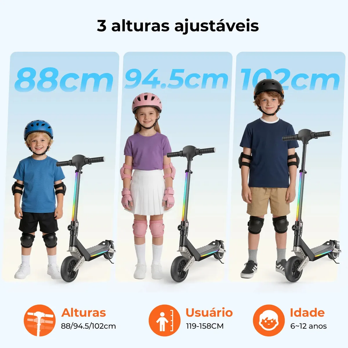 Patinete elétrico Xroymexroy K6 com autonomia de 9km e motor de 150W